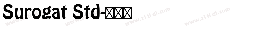 Surogat Std字体转换